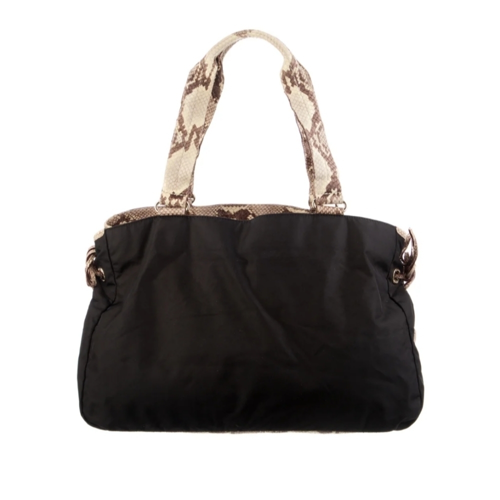 Kate  Spade Nylon w/snakeskin trim shoulder Bag - GUC - Picture 3 of 13
